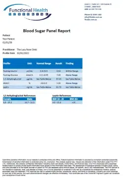 Sugar and Fat Storage Profile